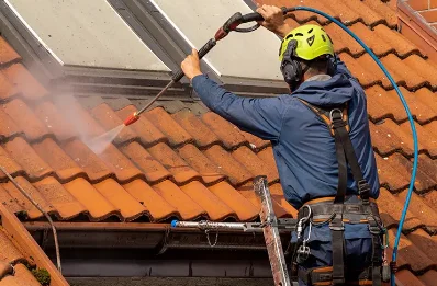 Démoussage et hydrofuge de toiture à Castagnède